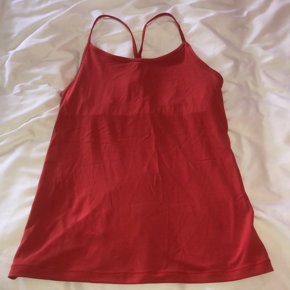 Nike racerback tank with built in bra